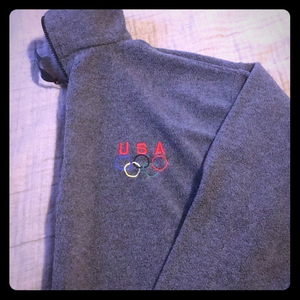 USA OLYMPICS FLEECE JACKET - Picture 1 of 4